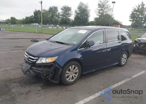 2015 Honda Odyssey Ex-L from USA, damaged, VIN 5FNRL5H69FB023016